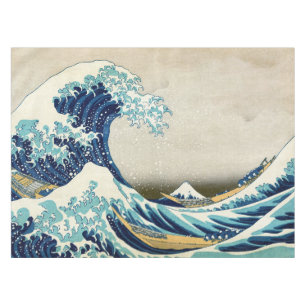 Katsushika Hokusai - Die große Welle vor Kanagawa Tischdecke