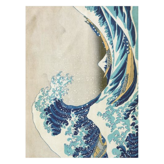 Katsushika Hokusai - Die große Welle vor Kanagawa Tischdecke (Vorderseite)