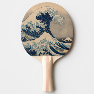Katsushika Hokusai. Die große Welle vor Kanagawa Tischtennis Schläger
