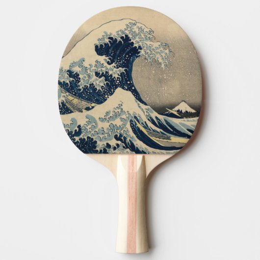 Katsushika Hokusai Die große Welle vor Kanagawa Tischtennis Schläger (Vorderseite)