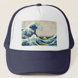 Katsushika Hokusai - Die große Welle vor Kanagawa Truckerkappe