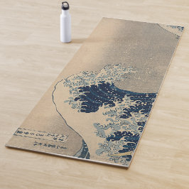 Katsushika Hokusai. Die große Welle vor Kanagawa Yogamatte