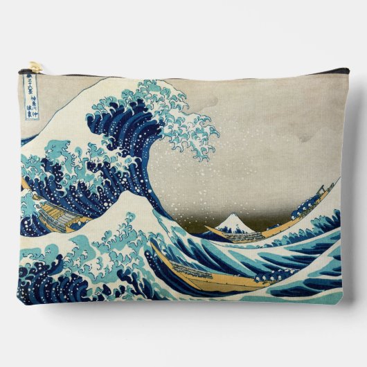Katsushika Hokusai - Die große Welle vor Kanagawa Zubehörtasche (Vorderseite)