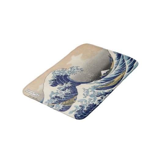 KATSUSHIKA HOKUSAI - Die große Welle weg von Badematte (Schrägansicht)