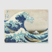 Katsushika Hokusai - Die Magnetkarte "Große Welle" (Vorderseite)
