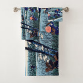 Katsushika Hokusai - Ejiri in der Provinz Suruga Badhandtuch Set (Insitu)