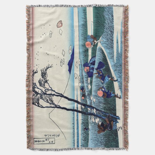 Katsushika Hokusai - Ejiri in der Provinz Suruga Decke (Vorderseite Vertikal)