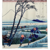 Katsushika Hokusai - Ejiri in der Provinz Suruga Duschvorhang (Vorderseite)