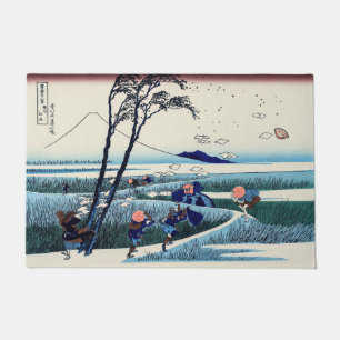Katsushika Hokusai - Ejiri in der Provinz Suruga Fußmatte