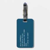 Katsushika Hokusai - Ejiri in der Provinz Suruga Gepäckanhänger (Rückseite vertikal)