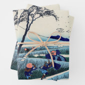Katsushika Hokusai - Ejiri in der Provinz Suruga Geschenkpapier Set (Beispiel)