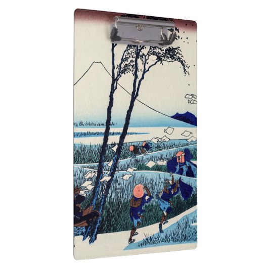 Katsushika Hokusai - Ejiri in der Provinz Suruga Klemmbrett (Rechts)