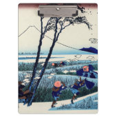 Katsushika Hokusai - Ejiri in der Provinz Suruga Klemmbrett (Vorderseite)