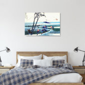 Katsushika Hokusai - Ejiri in der Provinz Suruga Leinwanddruck (Insitu (Schlafzimmer))