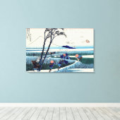 Katsushika Hokusai - Ejiri in der Provinz Suruga Leinwanddruck (Insitu (Holzboden))