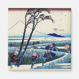 Katsushika Hokusai - Ejiri in der Provinz Suruga Magnet