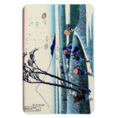 Katsushika Hokusai - Ejiri in der Provinz Suruga Magnet (Vertikal)