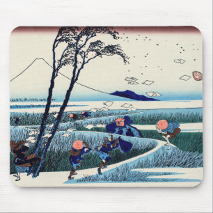 Katsushika Hokusai - Ejiri in der Provinz Suruga Mousepad