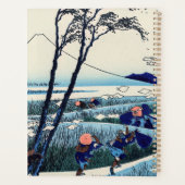 Katsushika Hokusai - Ejiri in der Provinz Suruga Planer (Rückseite)