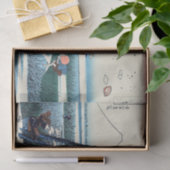 Katsushika Hokusai - Ejiri in der Provinz Suruga Seidenpapier (Geschenk)