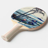 Katsushika Hokusai - Ejiri in der Provinz Suruga Tischtennis Schläger (Vorderseite)