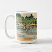 Katsushika Hokusai Enoshima in der Provinz Sagami Kaffeetasse (Links)