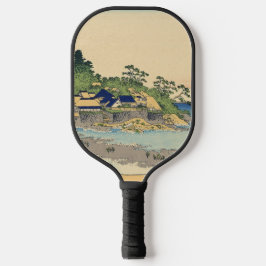 Katsushika Hokusai Enoshima in der Provinz Sagami Pickleball Schläger