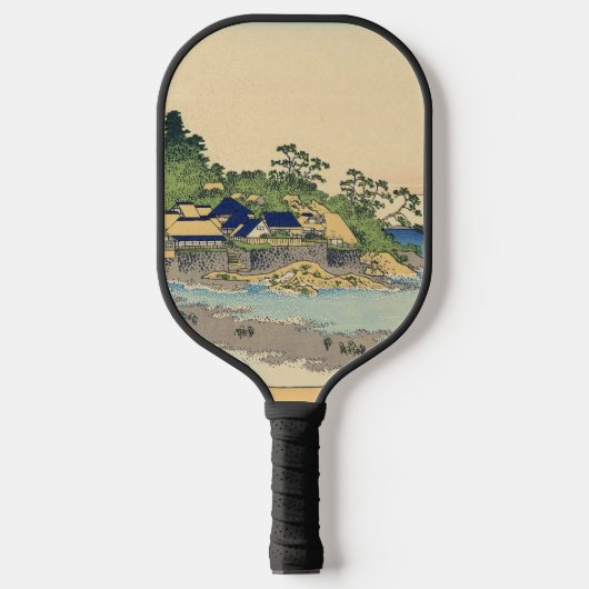 Katsushika Hokusai Enoshima in der Provinz Sagami Pickleball Schläger (Vorderseite)