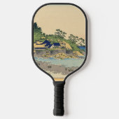Katsushika Hokusai Enoshima in der Provinz Sagami Pickleball Schläger (Rückseite)