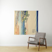 Katsushika Hokusai Enoshima in der Provinz Sagami Wandteppich (Beispiel (Horizontal))