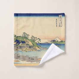 Katsushika Hokusai Enoshima in der Provinz Sagami Waschlappen