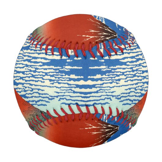 Katsushika Hokusai - feiner Wind, klarer Morgen Baseball (Rückseite)