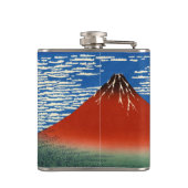 Katsushika Hokusai - feiner Wind, klarer Morgen Flachmann (Rückseite)