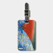 Katsushika Hokusai - feiner Wind, klarer Morgen Gepäckanhänger (Vorderseite vertikal)