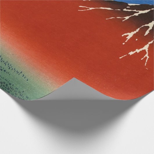 Katsushika Hokusai - feiner Wind, klarer Morgen Geschenkpapier (Ecke)