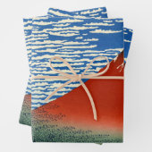 Katsushika Hokusai - feiner Wind, klarer Morgen Geschenkpapier Set (Beispiel)