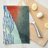 Katsushika Hokusai - feiner Wind, klarer Morgen Geschirrtuch (Viertel Falte)