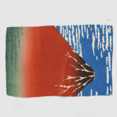 Katsushika Hokusai - feiner Wind, klarer Morgen Golfhandtuch (Horizontal)