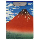 Katsushika Hokusai - feiner Wind, klarer Morgen Klemmbrett (Vorderseite)