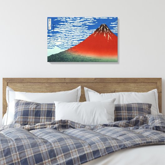 Katsushika Hokusai - feiner Wind, klarer Morgen Leinwanddruck (Insitu (Schlafzimmer))