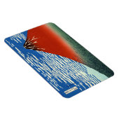 Katsushika Hokusai - feiner Wind, klarer Morgen Magnet (Rechte Seite)