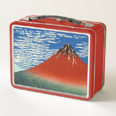 Katsushika Hokusai - feiner Wind, klarer Morgen Metall Brotdose (Rückseite)