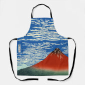 Katsushika Hokusai - feiner Wind, klarer Morgen Schürze (Vorderseite)