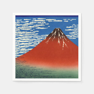 Katsushika Hokusai - feiner Wind, klarer Morgen Serviette