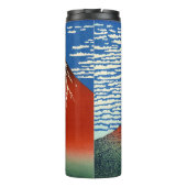 Katsushika Hokusai - feiner Wind, klarer Morgen Thermosbecher (Rückseite)