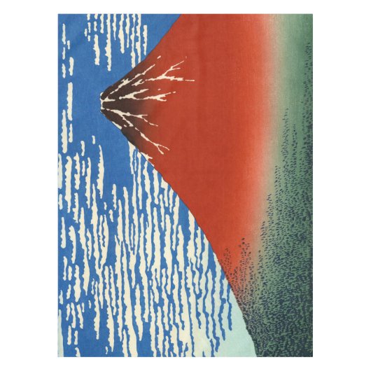 Katsushika Hokusai - feiner Wind, klarer Morgen Tischdecke (Vorderseite)