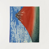 Katsushika Hokusai - feiner Wind, klarer Morgen Wandteppich (Vorderseite)