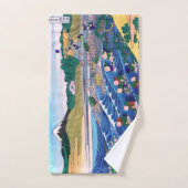 Katsushika Hokusai - Fuji aus Kanaya auf Tokaido Badhandtuch Set (Handtuch)