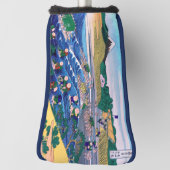 Katsushika Hokusai - Fuji aus Kanaya auf Tokaido Golf Headcover (Rotieren 90)