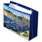 Katsushika Hokusai - Fuji aus Kanaya auf Tokaido Große Geschenktüte (Vorderseite Schrägansicht)